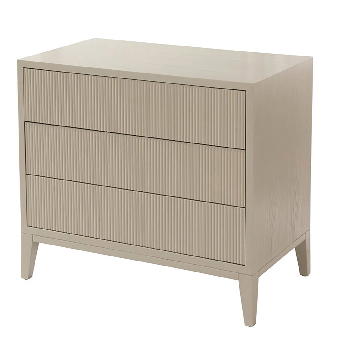 Amur Ceramic grey 3 drawer chest