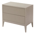 Amur Ceramic grey wide bedside table