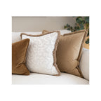 Ochre Cushion with Cuff