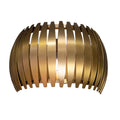 Dean IP65 Antique brass wall light