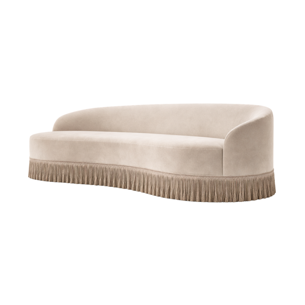 The Belmont Fringed Sofa