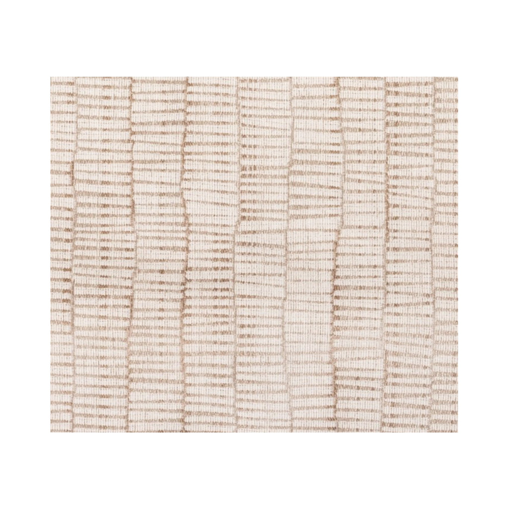 Champagne Rectangle Cushion with brown fringe