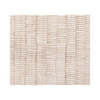 Champagne Rectangle Cushion with brown fringe