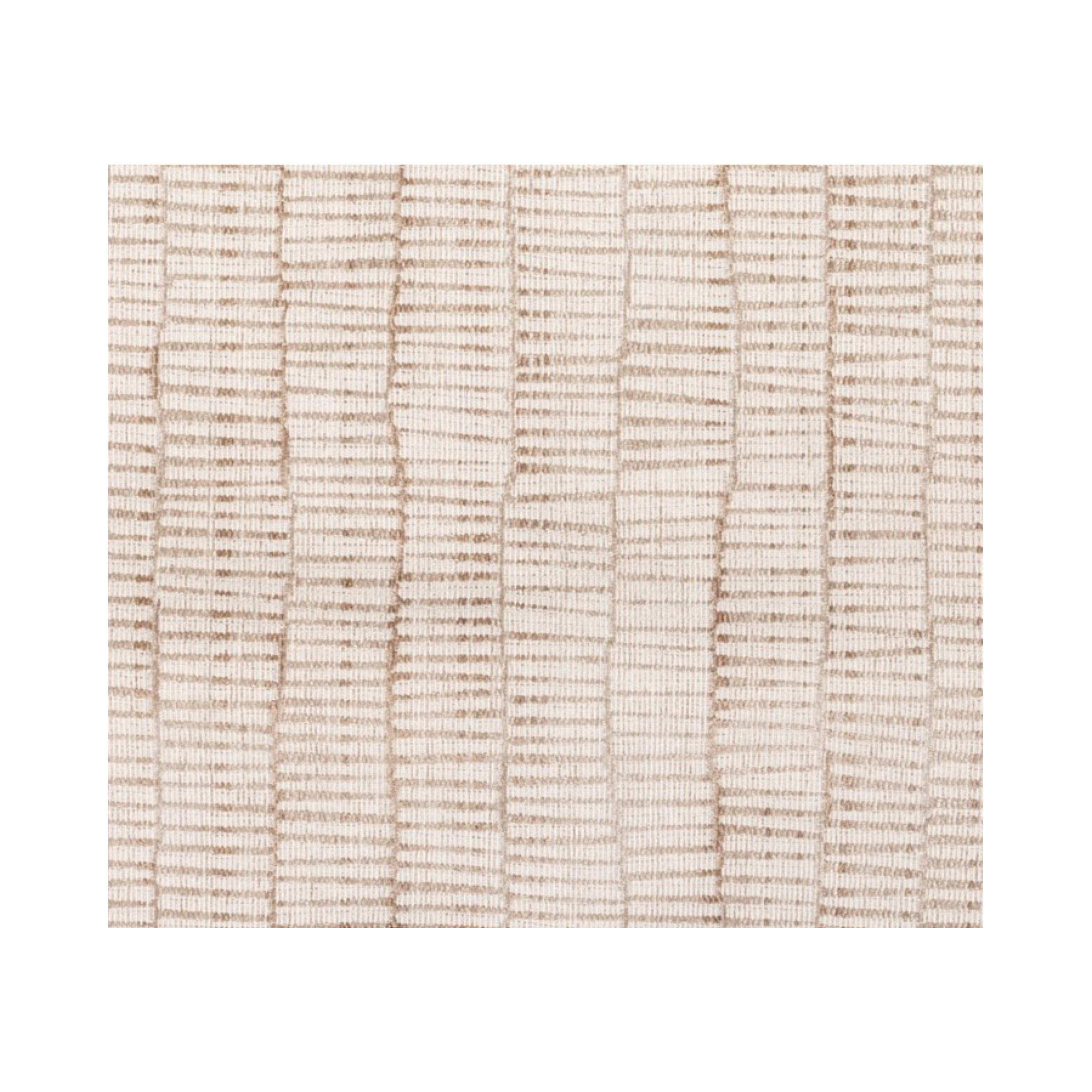 Champagne Rectangle Cushion with brown fringe