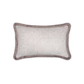 Diorite Rectangle Cushion with Grey Fringe