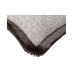 Diorite Rectangle Cushion with Grey Fringe