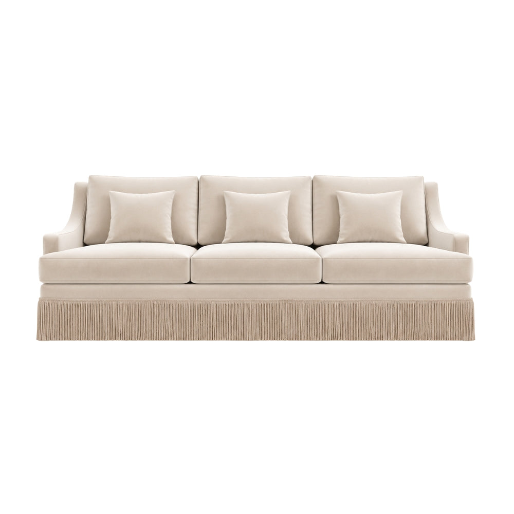 The Fairhaven Fringed Sofa