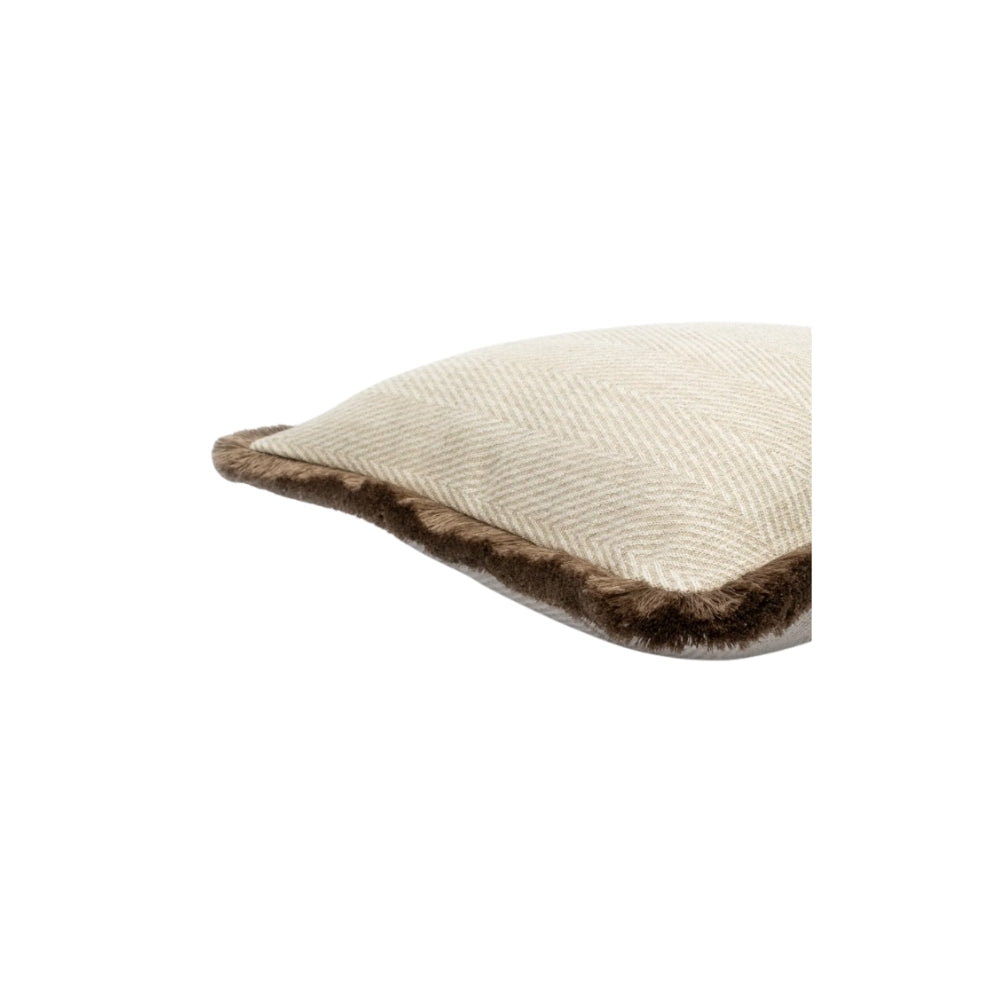Jasper Cushion with Mushroom Fringe - Various Size