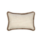 Jasper Cushion with Mushroom Fringe - Various Size