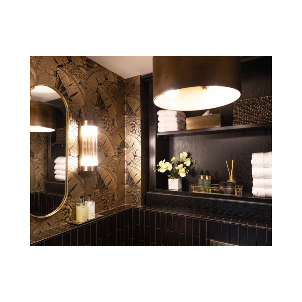 Nasir Dark Brass Wall lamp