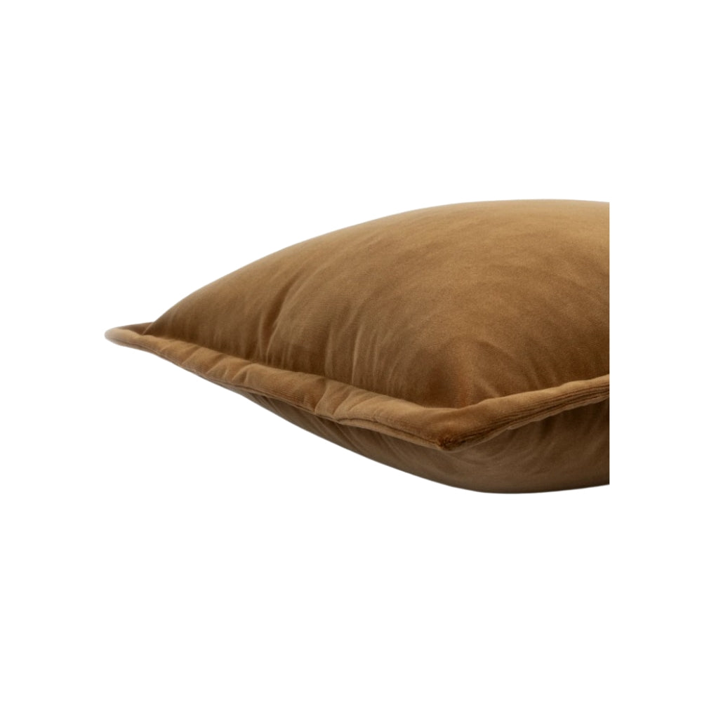 Ochre Cushion with Cuff