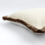 Boucle with mushroom fringe